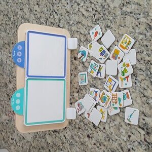 LOVEVERY Magnetic To Do Board For Kids.